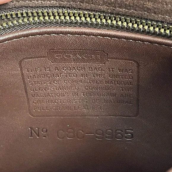Vintage Coach legacy small flap